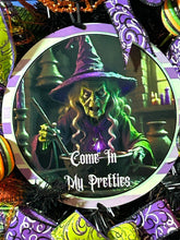 Load image into Gallery viewer, Come In My Pretties Halloween Swag, Witch Swag, Halloween Wreath, Halloween Decor, Whimsical Halloween