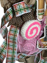Load image into Gallery viewer, Nutcracker Gingerbread Swag, Christmas Wreath, Nutcracker Christmas, Christmas Decor