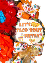Load image into Gallery viewer, Fiesta Wreath, Fiesta Decor, Taco Fiesta Wreath