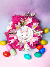 Load image into Gallery viewer, Pink Bunny Easter Wreath, Easter Decor, Bunny Wreath
