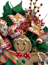 Load image into Gallery viewer, Gingerbread Wreath, Gingerbread Christmas, Winter Decor, Christmas Decor