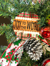 Load image into Gallery viewer, Joy to the World Christmas Swag, Christmas Decor, Ornament Swag
