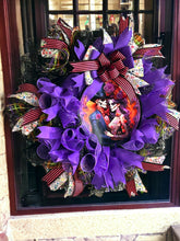 Load image into Gallery viewer, Dia de los Muerte Wreath, Day of the Dead Wreath, Day of the Dead Couple