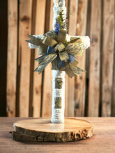 Load image into Gallery viewer, Bluebonnet Cross Wreath, Ribbon and Yarn Cross Wreath, Easter Decor