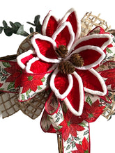 Load image into Gallery viewer, Cross Christmas Decor, Farmhouse Christmas, Christmas Hanger, Religious Christmas