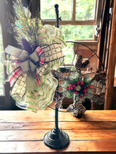 Load image into Gallery viewer, Pinecone Christmas Wreath, Christmas Decor, Rustic Christmas