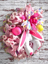 Load image into Gallery viewer, Easter Bunny Wreath, Bunny Wreath, Easter Decor