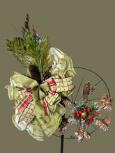 Load image into Gallery viewer, Pinecone Christmas Wreath, Christmas Decor, Rustic Christmas