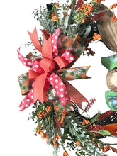 Load image into Gallery viewer, Rustic Easter Bunny Wreath, Easter Grapevine Wreath, Easter Decor