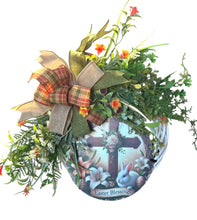 Load image into Gallery viewer, Easter Blessing Wreath, Easter Decor, Religious Easter
