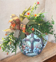 Load image into Gallery viewer, Easter Blessing Wreath, Easter Decor, Religious Easter