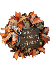 Load image into Gallery viewer, Can I Get an Amen Wreath, Everyday Wreath, Religious Decor, Home Decor