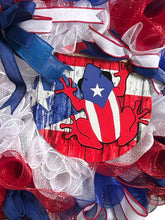 Load image into Gallery viewer, Puerto Rico Wreath, Puerto Rico Decor, Puerto Rico Coqui