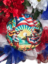 Load image into Gallery viewer, Puerto Rico Wreath, Puerto Rico Decor