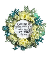 Load image into Gallery viewer, The Mom Wreath, Humerous Wreath, Mom Gift, Mother's Day