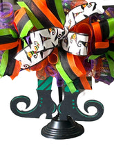 Load image into Gallery viewer, Witch Leg Wreath Halloween Wreath Halloween Decor