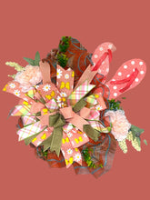 Load image into Gallery viewer, Flip Flop Spring Summer Peach Wreath