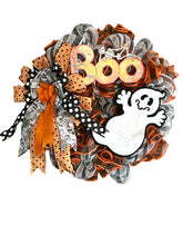 Load image into Gallery viewer, Ghost Wreath, Halloween Wreath, Halloween Decor
