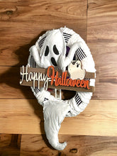 Load image into Gallery viewer, Ghost Wreath, Happy Halloween Wreath, Halloween Decor