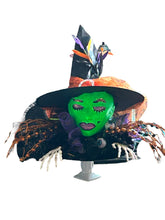 Load image into Gallery viewer, Witch Head Centerpiece Halloween Decor Halloween Centerpiece