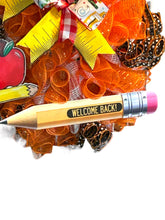 Load image into Gallery viewer, Welcome Back Classroom Wreath, Teacher Wreath, School Decor, Teacher Gift