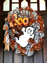 Load image into Gallery viewer, Ghost Wreath, Halloween Wreath, Halloween Decor