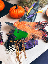 Load image into Gallery viewer, Witch Head Centerpiece Halloween Decor Halloween Centerpiece