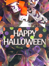 Load image into Gallery viewer, Happy Halloween Wreath Halloween Decor