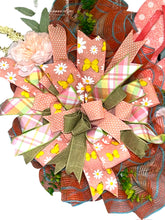 Load image into Gallery viewer, Flip Flop Spring Summer Peach Wreath