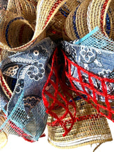 Load image into Gallery viewer, American Patriotic Cowboy Wreath