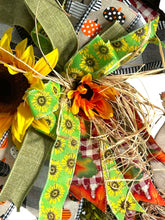 Load image into Gallery viewer, Scare Crow Wreath, Fall Wreath, Thanksgiving Decor, Fall Decor