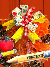 Load image into Gallery viewer, Welcome Back Classroom Wreath, Teacher Wreath, School Decor, Teacher Gift