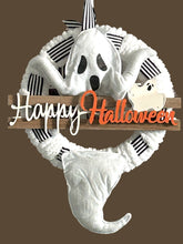 Load image into Gallery viewer, Ghost Wreath, Happy Halloween Wreath, Halloween Decor