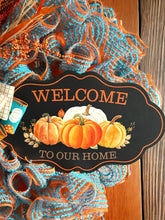 Load image into Gallery viewer, Welcome to Our Home Fall Wreath, Thanksgiving Wreath, Autumn Decor