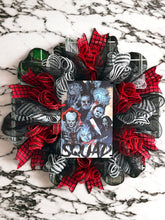 Load image into Gallery viewer, Horror Squad Halloween Wreath Scary Wreath Halloween Decor