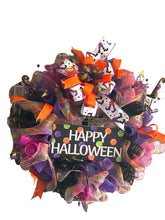 Load image into Gallery viewer, Happy Halloween Wreath Halloween Decor