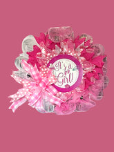 Load image into Gallery viewer, It’s A Girl Baby Wreath Baby Shower Decor Baby Shower Gift
