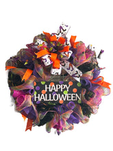 Load image into Gallery viewer, Happy Halloween Wreath Halloween Decor