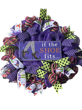 Load image into Gallery viewer, If The Shoe Fits Witch Wreath