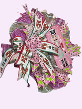 Load image into Gallery viewer, Pink Nutcracker Christmas Wreath