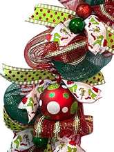Load image into Gallery viewer, Green Monster Christmas Garland