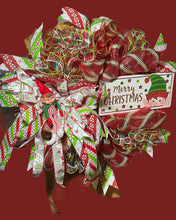 Load image into Gallery viewer, Merry Christmas Elf Wreath