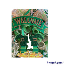 Load image into Gallery viewer, Welcome St. Patrick’s Day Wreath