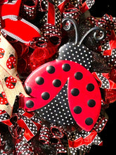 Load image into Gallery viewer, Ladybug Wreath