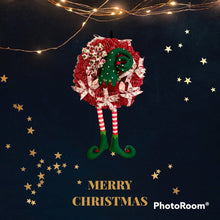 Load image into Gallery viewer, Elf Christmas Wreath