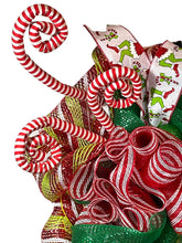 Load image into Gallery viewer, Green Monster Christmas Wreath