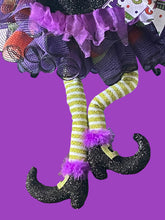 Load image into Gallery viewer, Witch Halloween Wreath