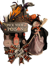 Load image into Gallery viewer, Pick Your Poison Witch Wreath