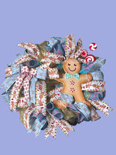 Load image into Gallery viewer, Gingerbread Christmas Wreath