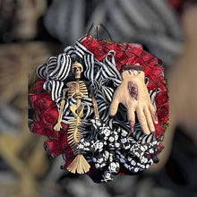Load image into Gallery viewer, Zombie Hand Skeleton Halloween Wreath